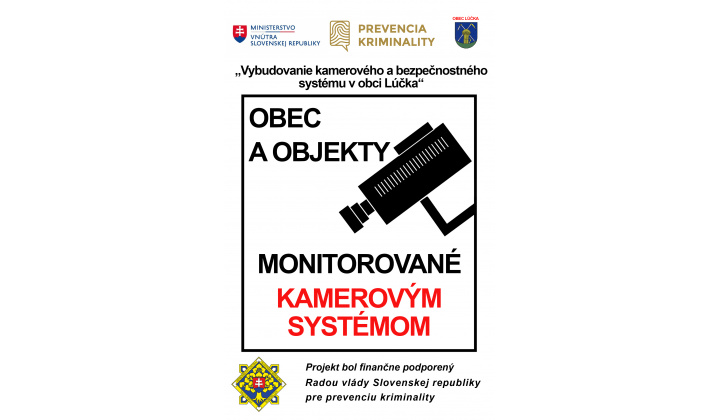 Vybudovanie kamerového a bezpečnostného systému v obci Lúčka