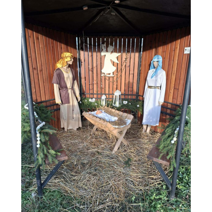 VIANOČNÝ BETLEHÉM - zobrazuje biblický príbeh narodenia Ježiška